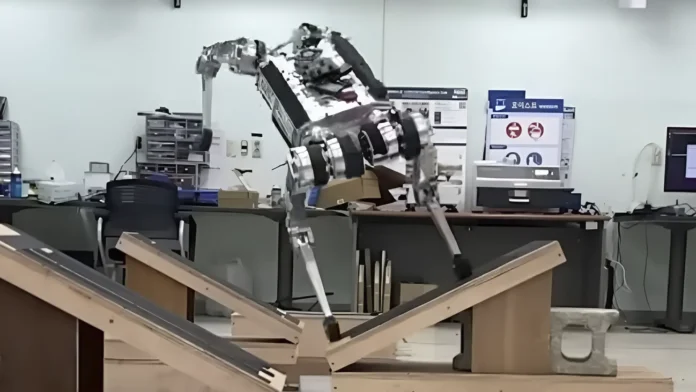 robot parkour