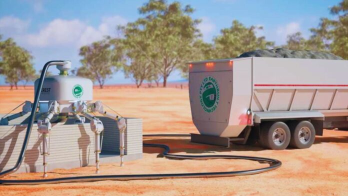 Charlotte, el robot arácnido que imprime casas 3D en 24 horas