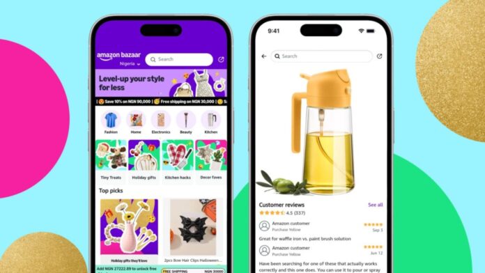 Amazon estrena su app Bazaar para compras a bajo costo