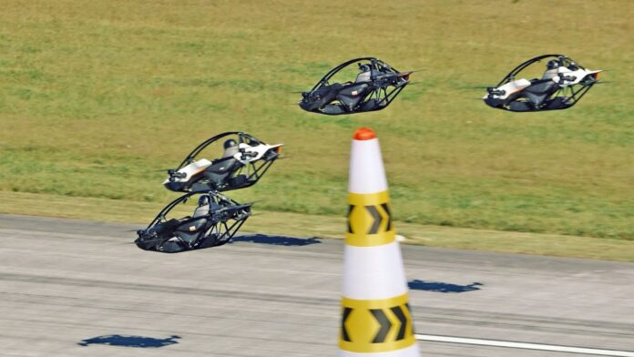 Jetson Air Games: La primera carrera de autos voladores