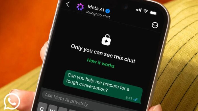WhatsApp lanza modo incógnito para chats con Meta AI