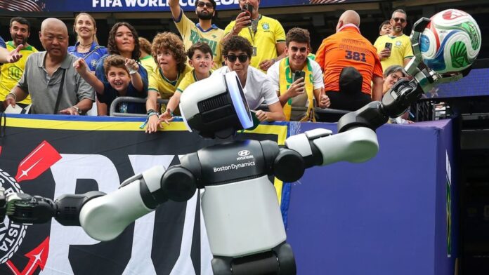 Robot Atlas - Mundial 2026 - Mente Digital